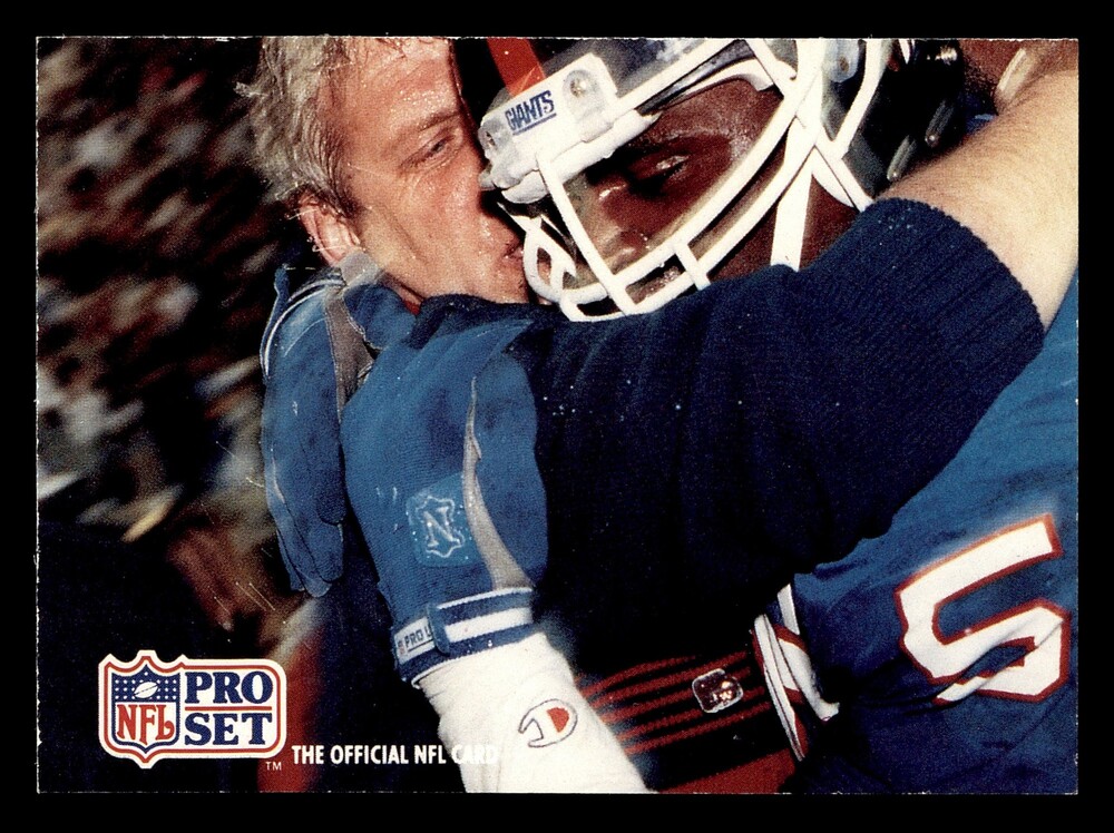 1991 Pro Set Hall of Fame #718 Lawrence Taylor Bill Parcells NFL Card